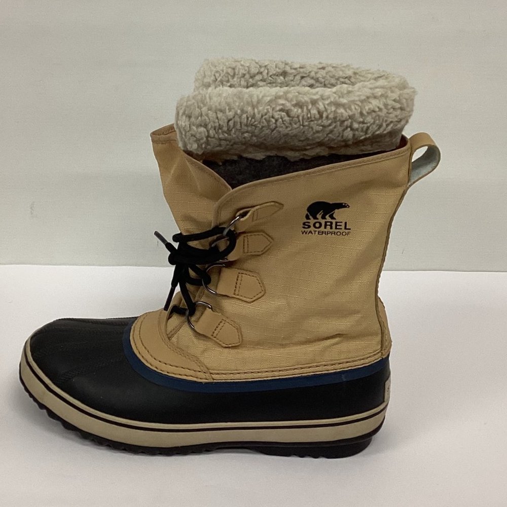 Sorel Mens 1964 Pac Nylon Tan "Curry" Boot Size 9